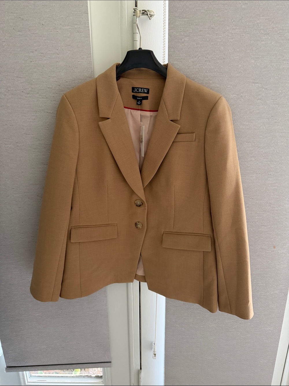 J.Crew Women's Camel Tailored Blazer- Madelyn